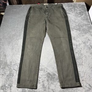 Baldwin Kansas City Jeans 29 Green Bronson Military Canvas Green Made In USA